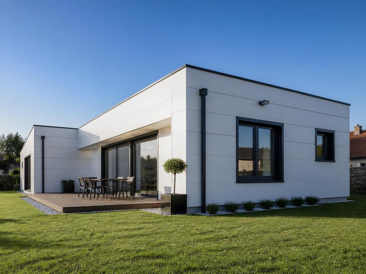 Casa en panel sándwich ecológico